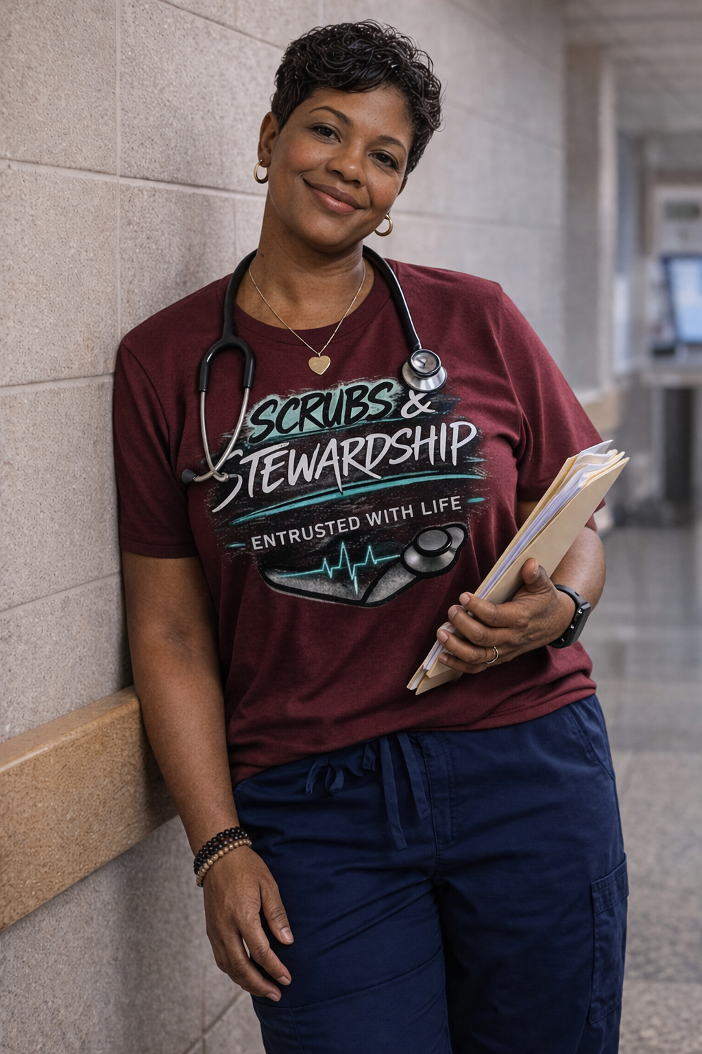 Scrubs & Stewardship Nursing Tee