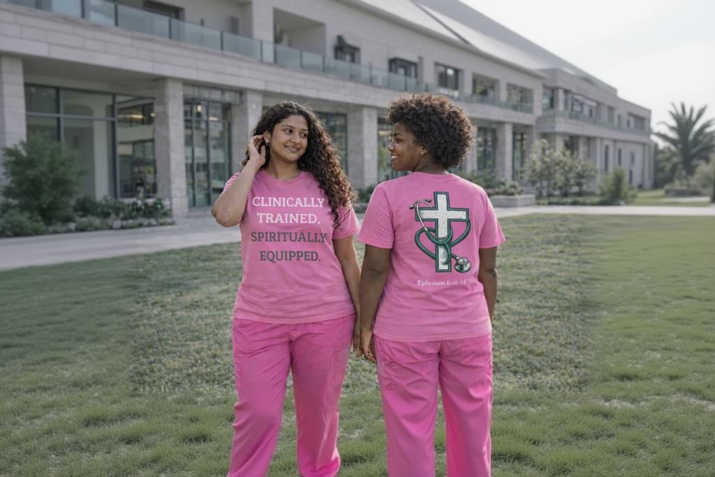 Clinically Trained Spiritually Equipped Nursing Tee