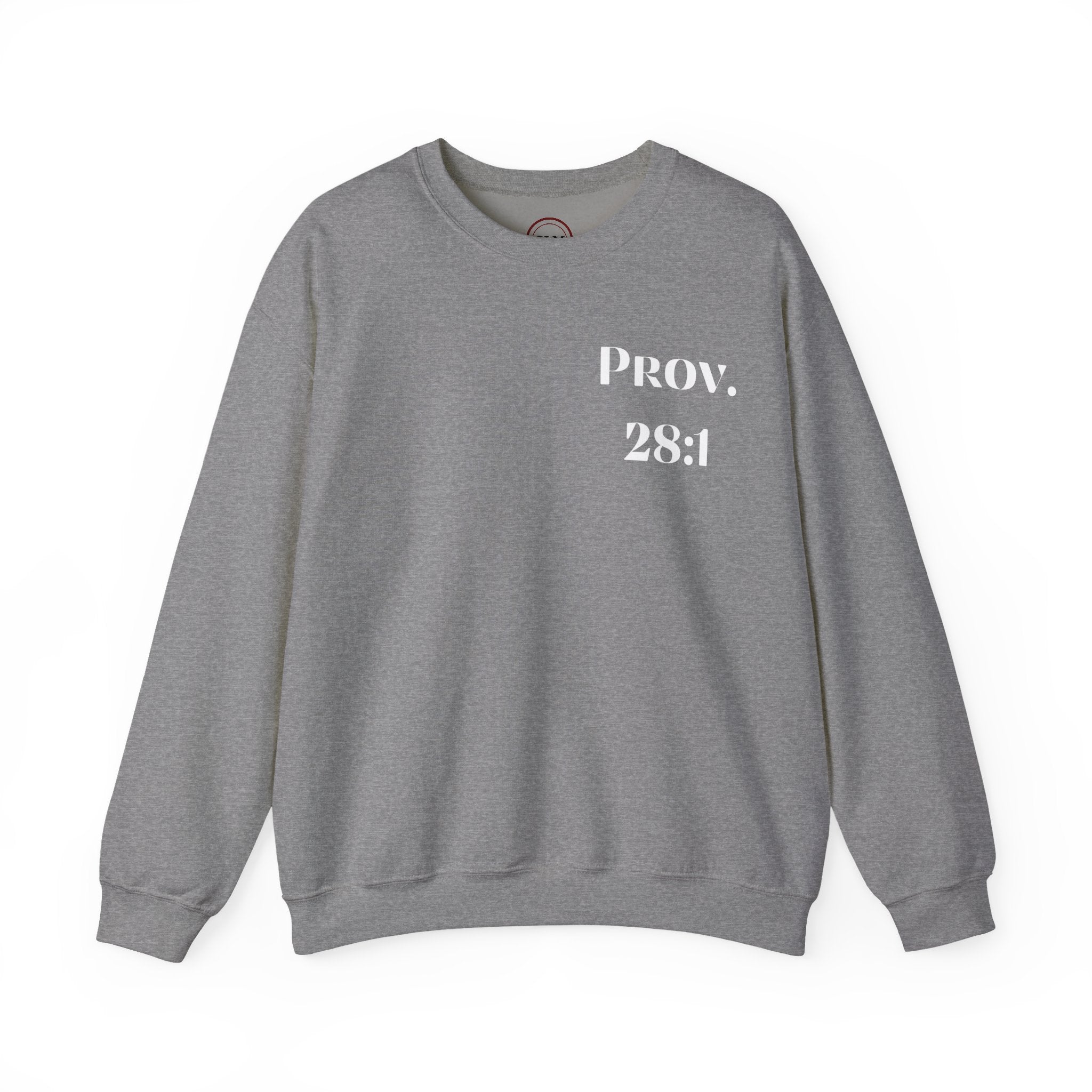 Proverbs 28:1 Sweatshirt