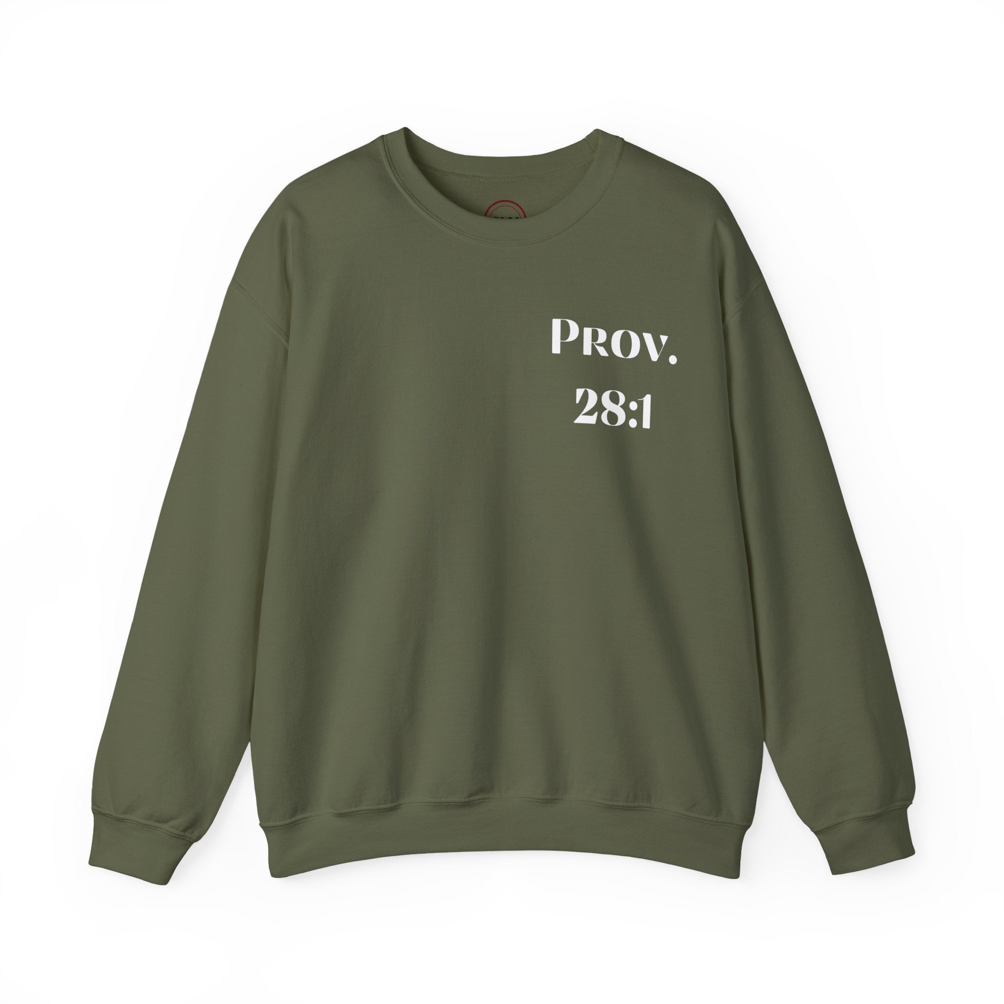 Proverbs 28:1 Sweatshirt