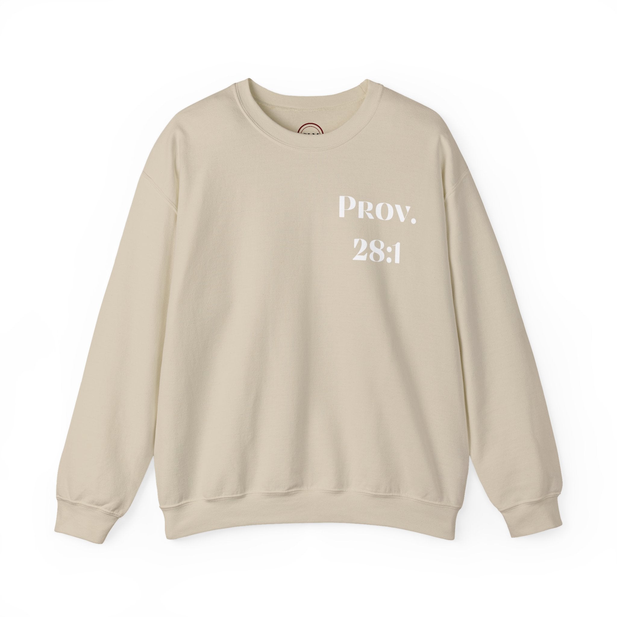 Proverbs 28:1 Sweatshirt