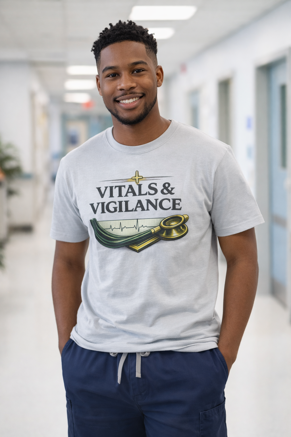 Vitals & Vigilance Nursing Tee