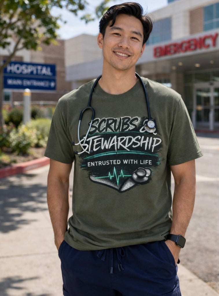 Scrubs & Stewardship Nursing Tee