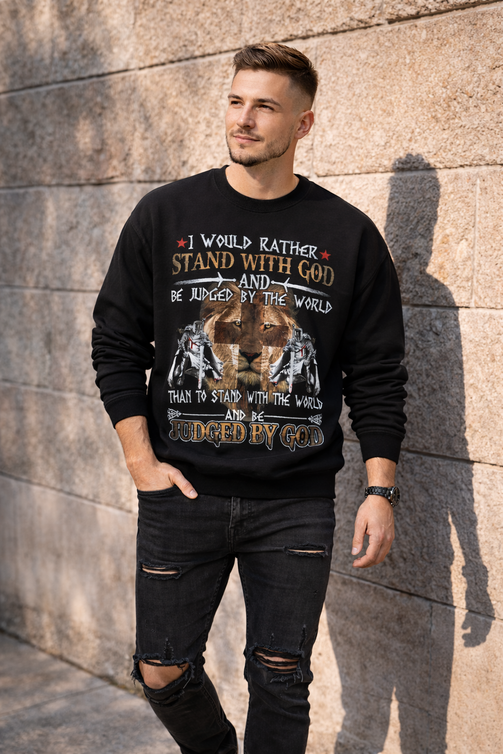 I Stand with God Sweatshirt