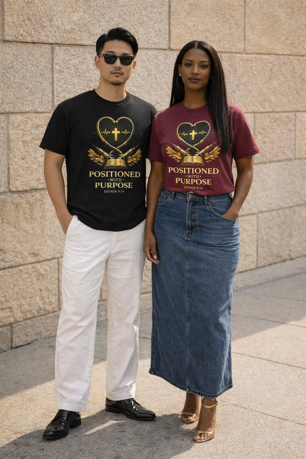 Positioned with Purpose Nursing Tee