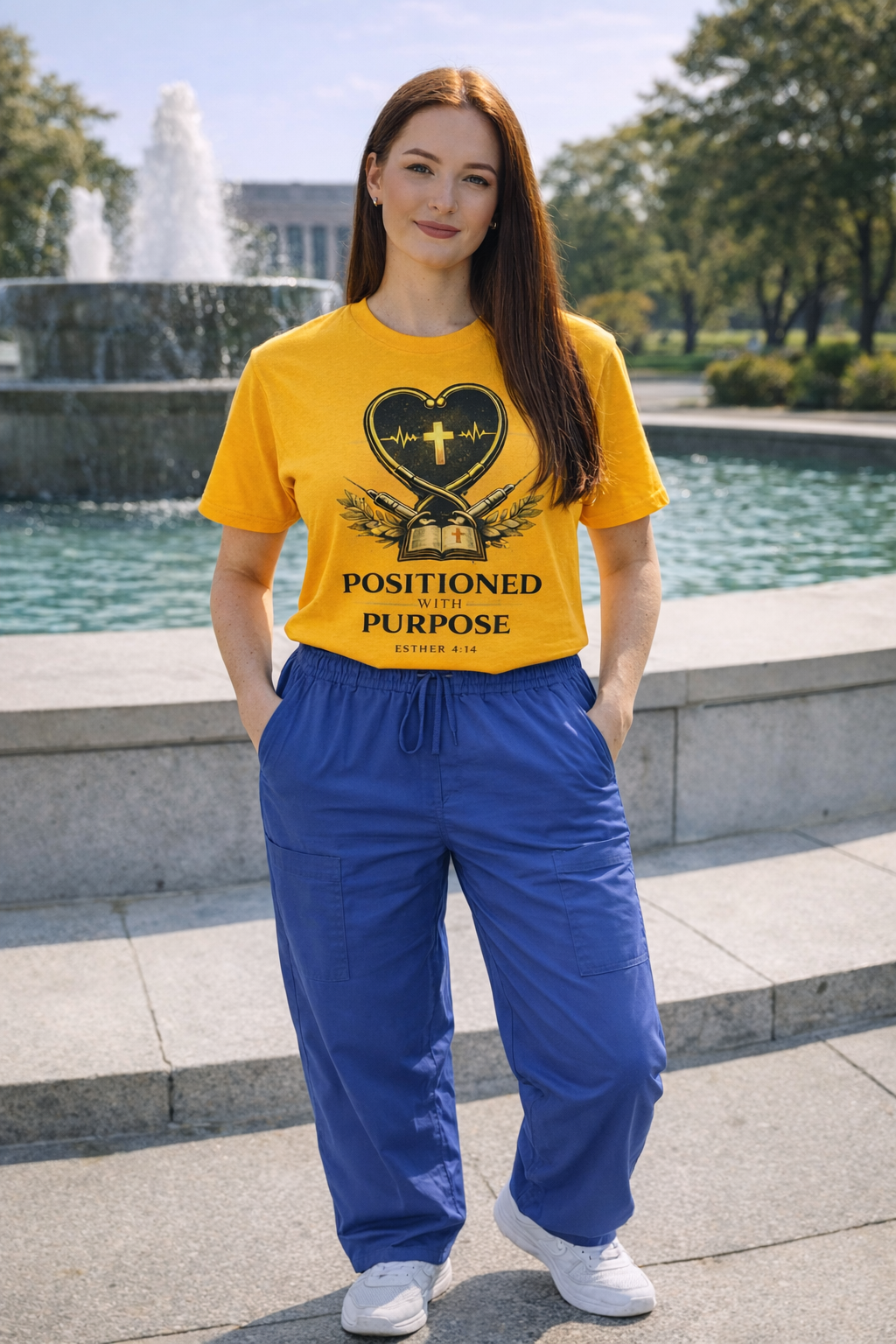 Positioned with Purpose Nursing Tee