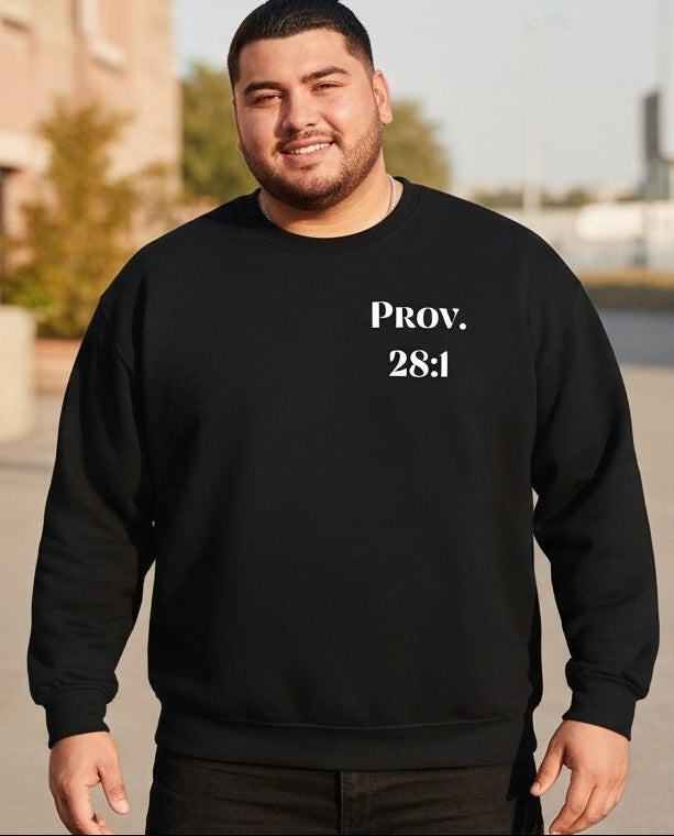 Proverbs 28:1 Sweatshirt